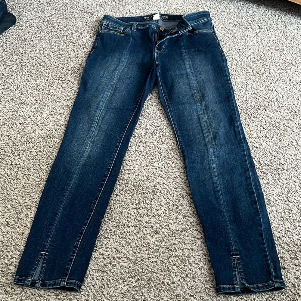 White House Black Market skinny ankle jeans